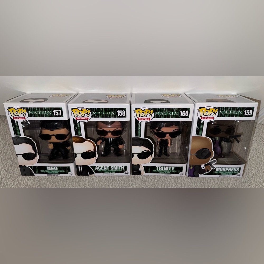 Funko Pop Original Matrix Set of 4 (Vaulted)